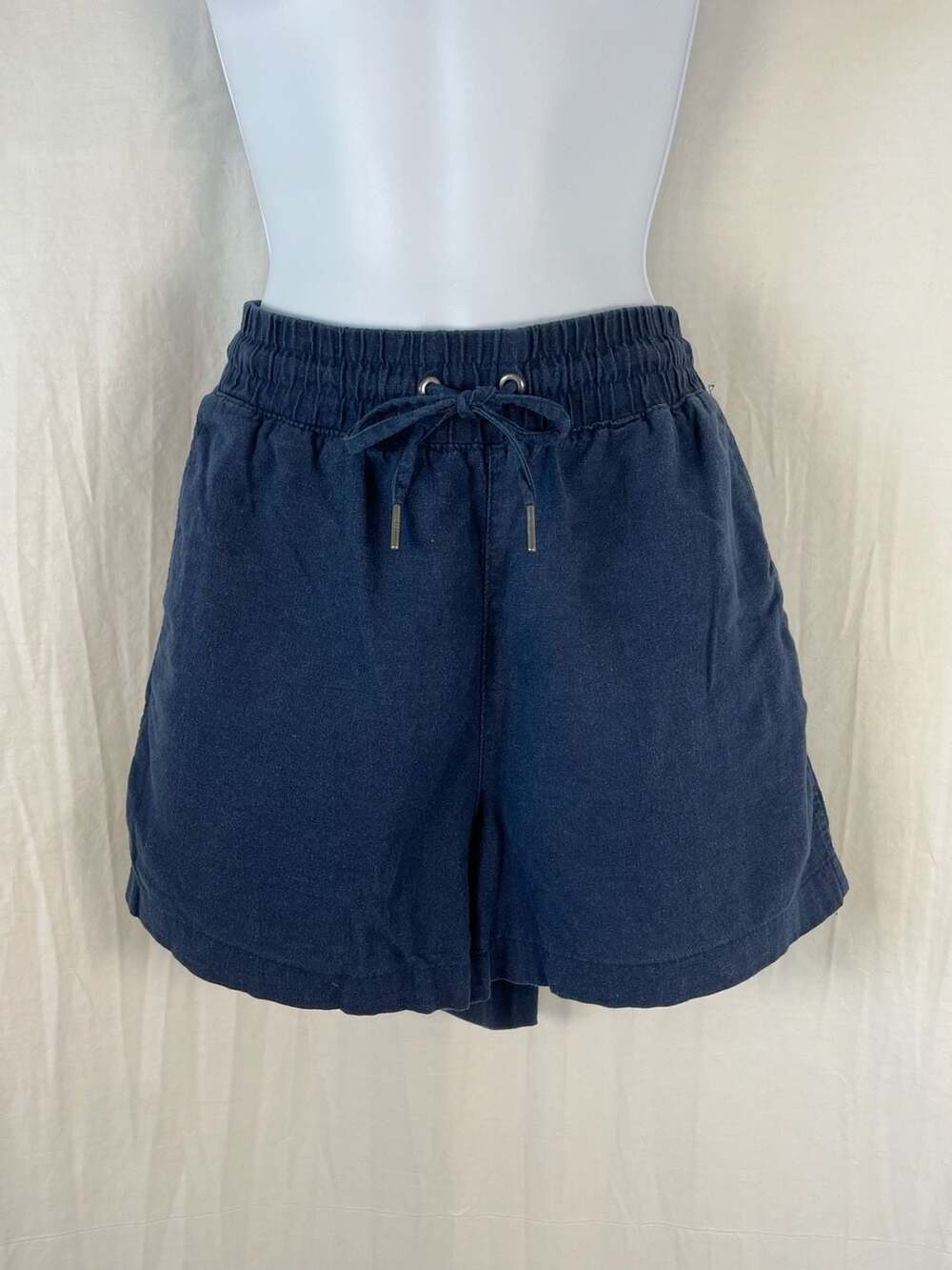 GAP Navy Blue Drawstring Elastic Waist Casual Shorts